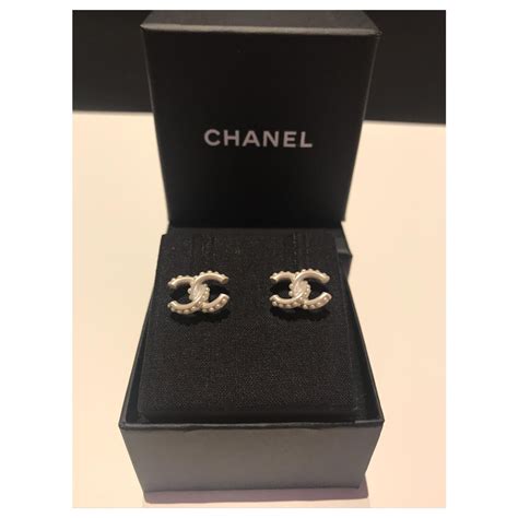 boucle d oreille chanel cc|Boucles d'oreilles .